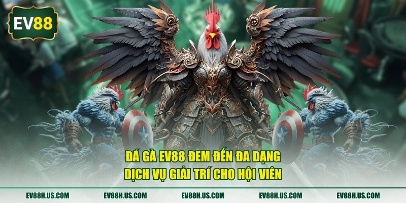 Đá gà EV88 đem đến đa dạng dịch vụ giải trí cho hội viên