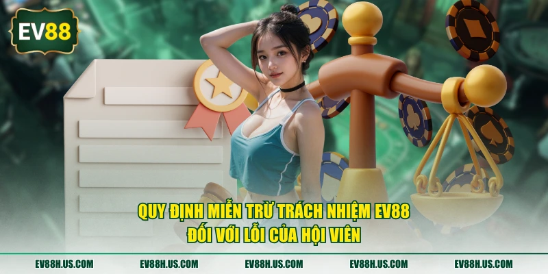 Quy định miễn trừ trách nhiệm EV88 đối với lỗi của hội viên